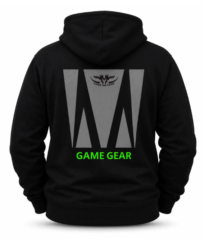 Big Green Boar Reflective Printed Hoodie - Image 2