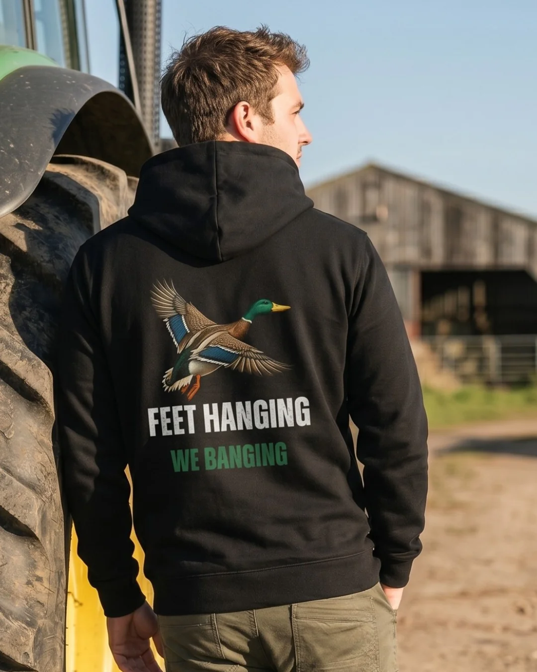 Duck Hunter Printed Hoodie - Image 3