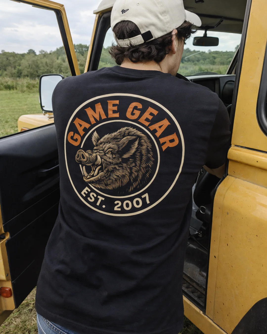 Game Gear Boar Printed Tee - Image 4