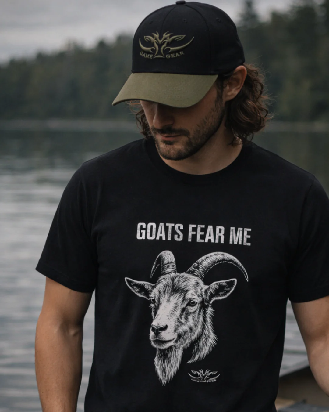 Goats Fear Me Printed Tee - Image 3