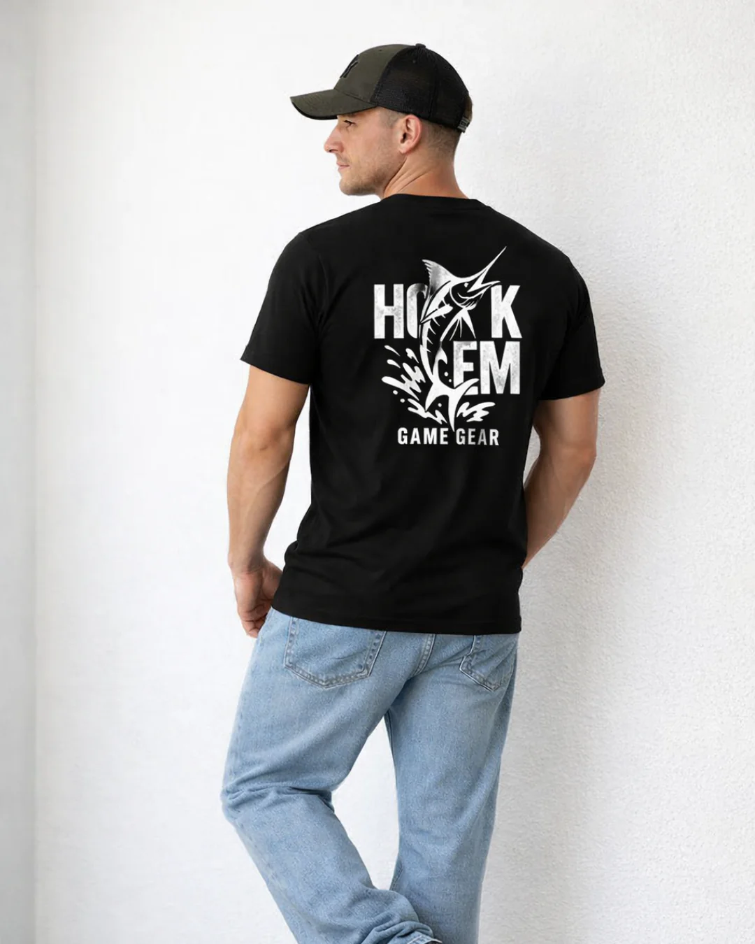 Hooked Em Printed Tee - Image 5