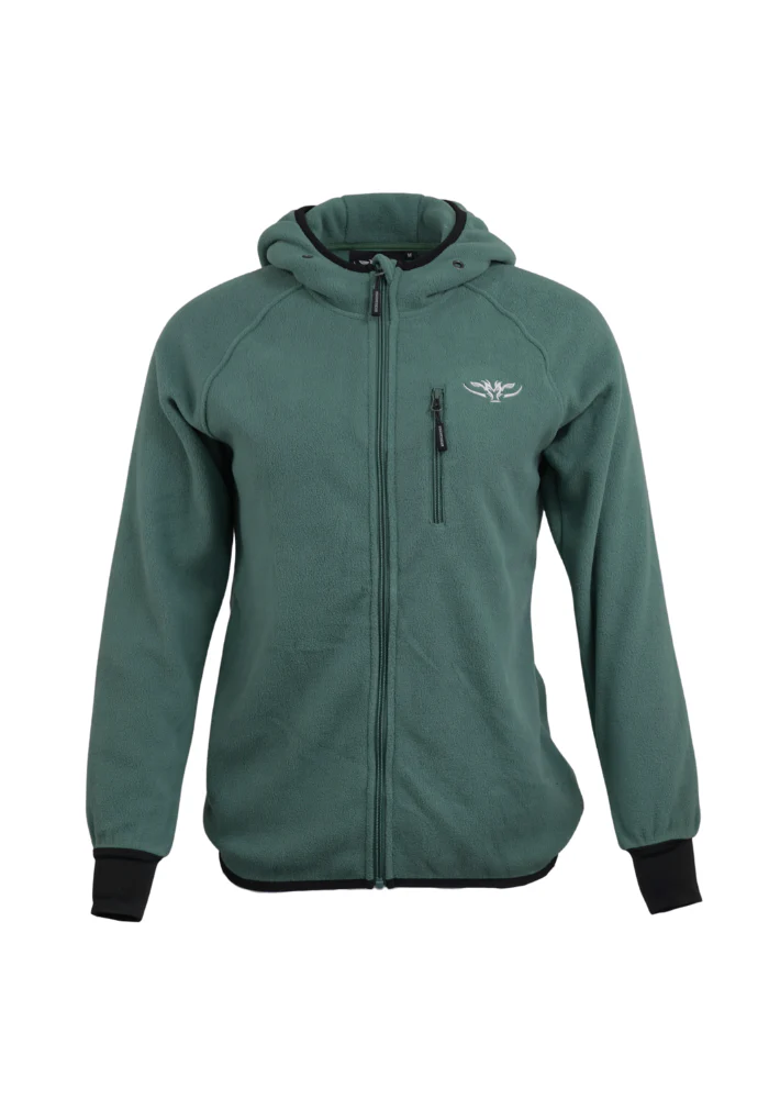 Ladies Spring Hoodie Green - Image 3