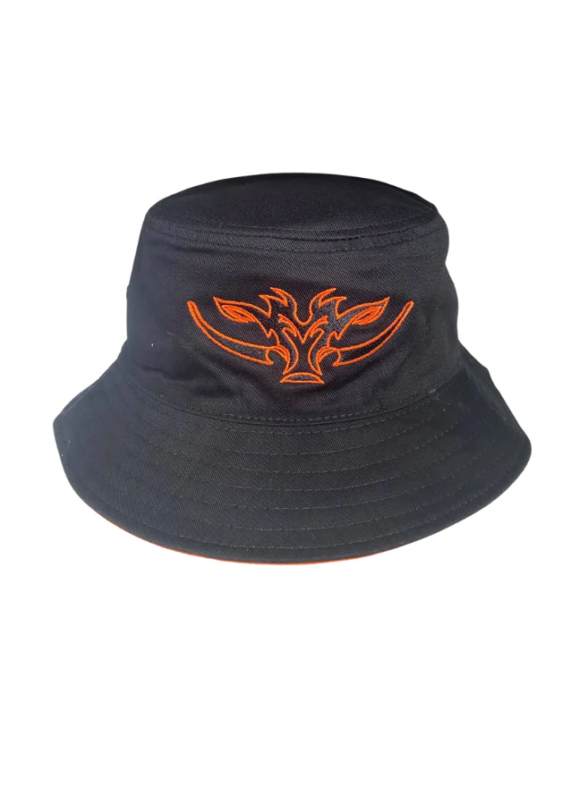 Orange/Black Bucket Hat - Image 3