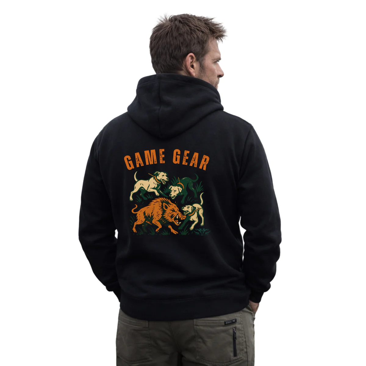 Three on One Printed Hoodie - Image 4