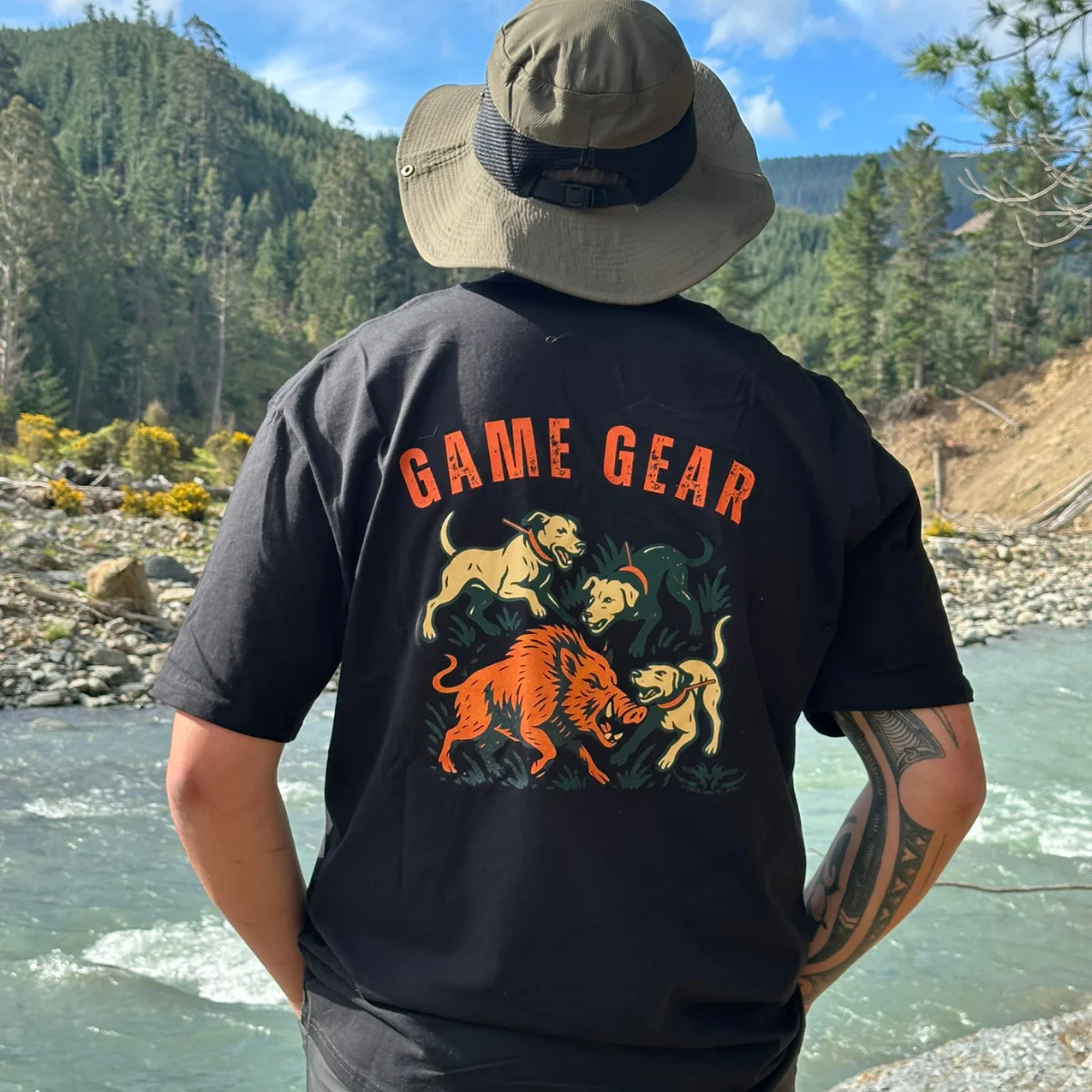 Three On One Printed Tee - Image 3